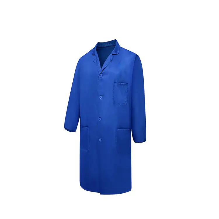 Customized Laboratory Lab Blue Coats Work Uniform Hospital Uniforms Men And Women Medical 1