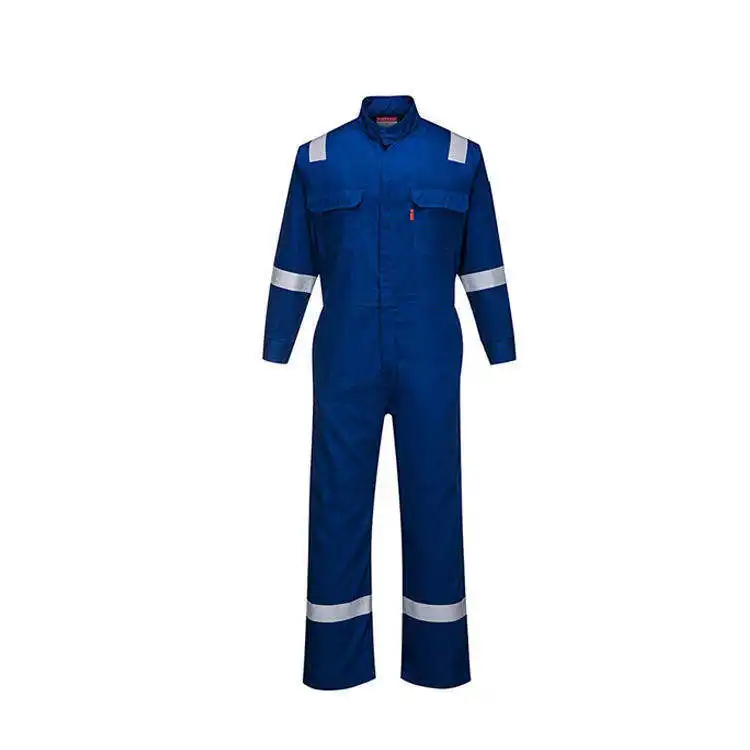 Custom Professional Flame-Retardant High-Visibility Industrial Engineering High-Reflectivity Safety Coveralls 1