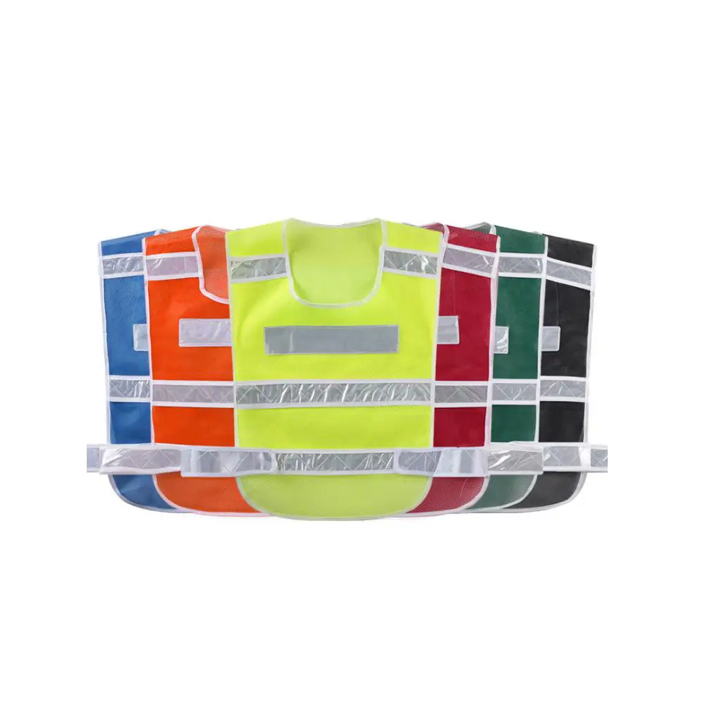 Custom Logo High-Visibility Universal Night Work Reflective Safety Vest 1