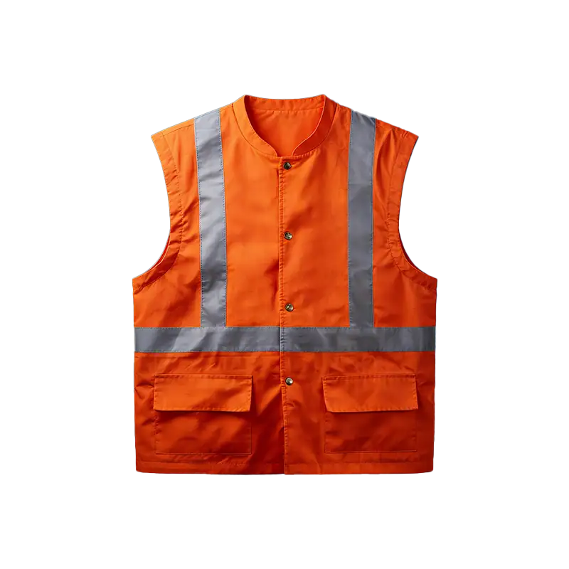 High-Visibility Reflective Multi-Pocket Safety Vest 1