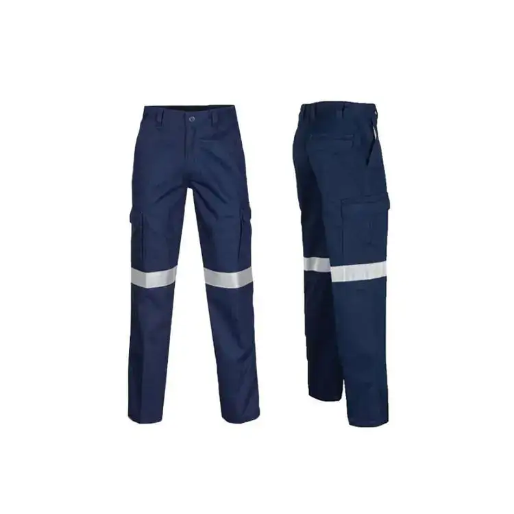 Popular Promotional Fashion Purified Cotton Electrician Safety Mechanic Work Pants 1