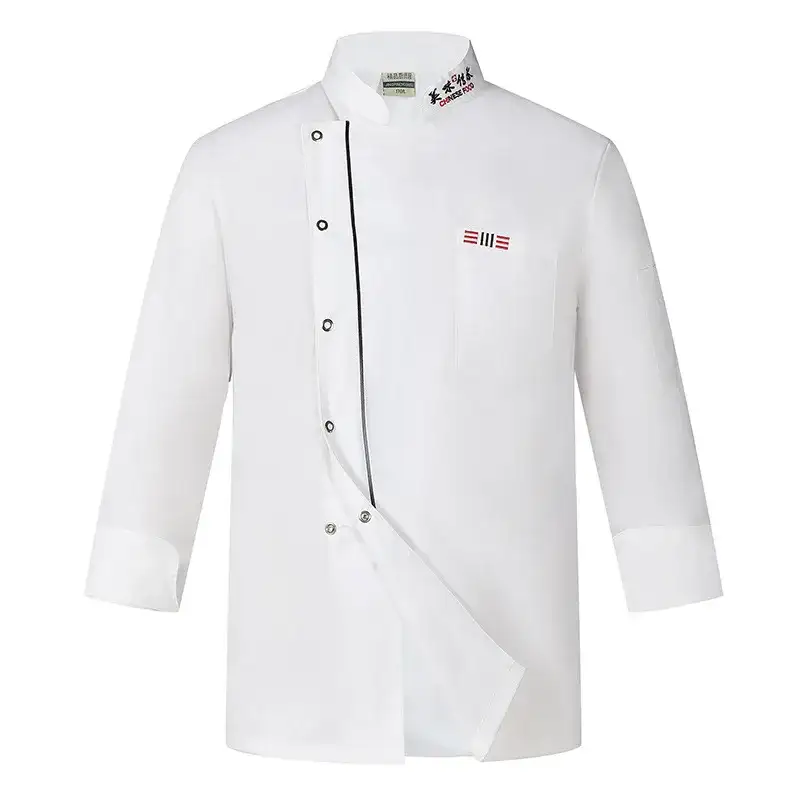 Kokkeuniformer Hotelpersonaleuniformer Restaurant- og baruniformer Unisex kokkeuniformsæt 1
