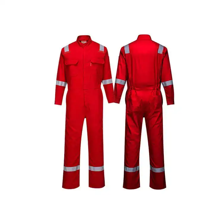 Combinaisons de chantier et minières sur mesure, résistantes, ignifuges, haute visibilité et haute réflectivité 1