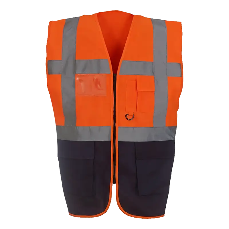 Customisable high-visibility safety vest, suitable for traffic and warehouse staff 1